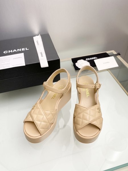 Chanel CC sandals