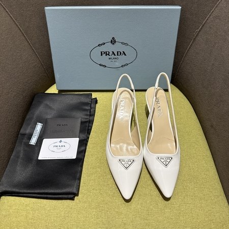 Prada patent leather high heels