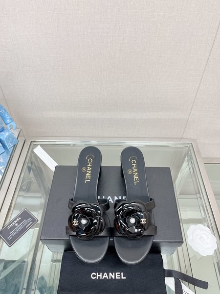 Chanel Sheepskin lined sandals