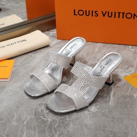 Louis Vuitton Italian genuine leather outsole slippers
