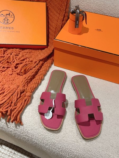 Hermes H slippers Oran sandals series