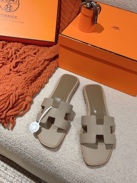 Hermes H slippers Oran sandals series