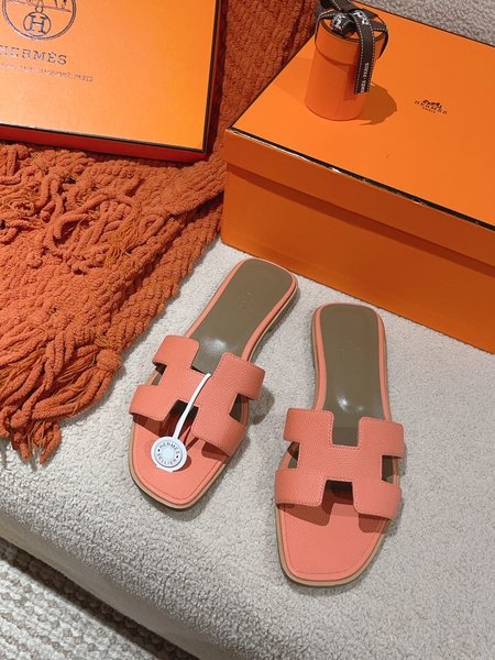 Hermes H slippers Oran sandals series