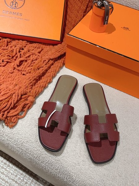 Hermes H slippers Oran sandals series