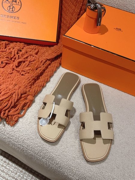Hermes H slippers Oran sandals series