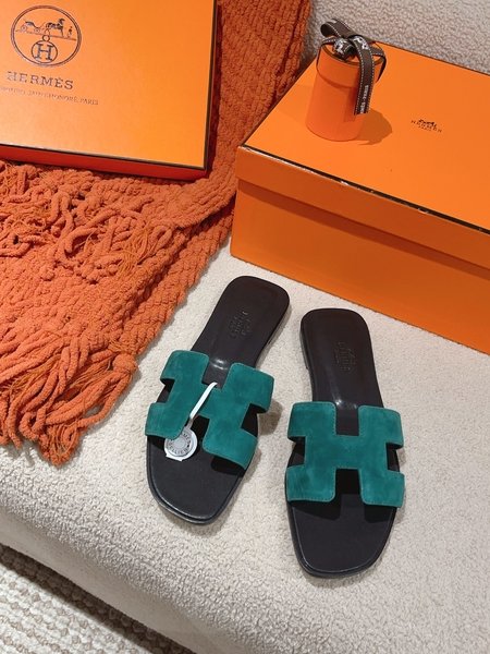 Hermes H slippers Oran sandals series