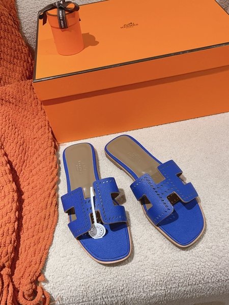 Hermes H slippers Oran sandals series