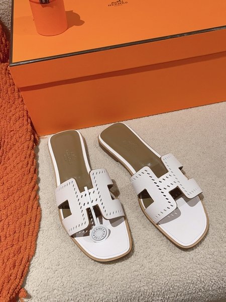 Hermes H slippers Oran sandals series