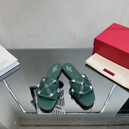 Valentino New Rock Studs mesh slippers