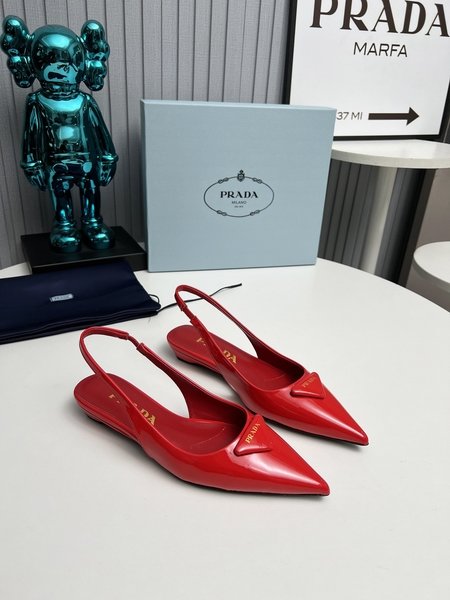 Prada The latest long boots, sandals, women s shoes, thin heels, empty backs, thick heels series