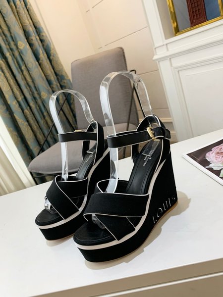 Louis Vuitton Harbour wedge sandals