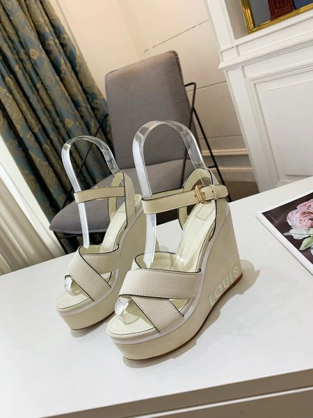 Louis Vuitton Harbour wedge sandals