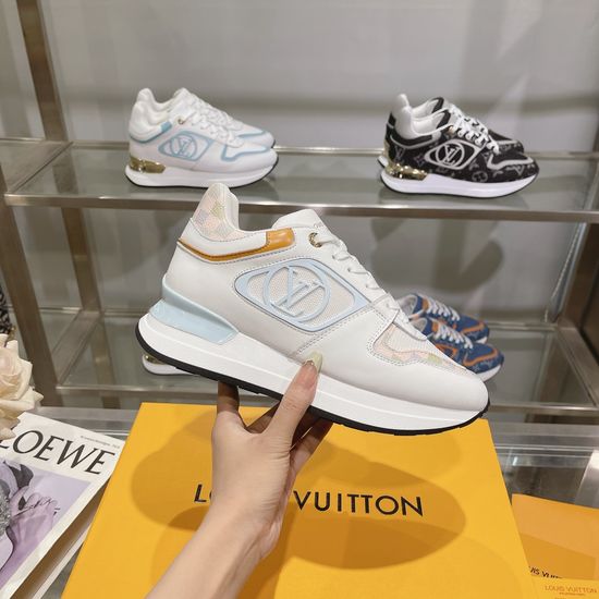 Louis Vuitton Light Blue Casual Comfortable Sneakers with Premium Quality