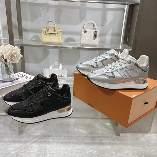 Louis Vuitton Silver Casual Comfortable Sneakers with Premium Quality