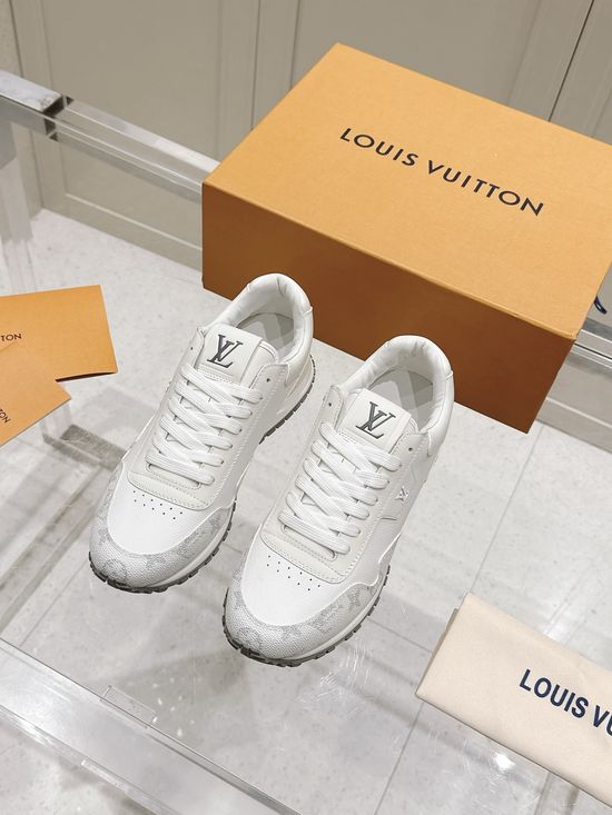 Louis Vuitton Classic Monogram Leather Running Sneakers
