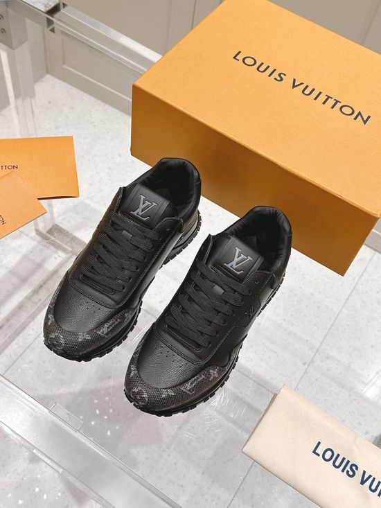Louis Vuitton Classic Monogram Leather Running Sneakers
