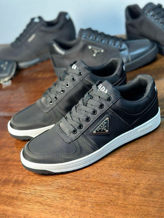 Prada Breathable Casual Sneakers with Durable TPU Outsole