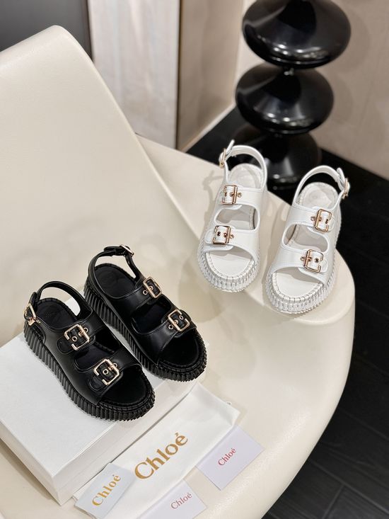 Chloe Genuine Leather Casual Sandals with Comfortable Lightweight Sole