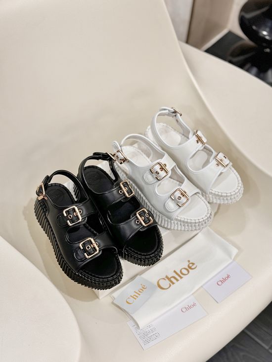Chloe Genuine Leather Casual Sandals with Comfortable Lightweight Sole
