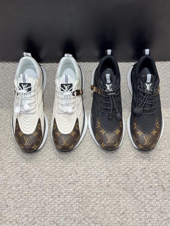Louis Vuitton Genuine Leather Upper Non-slip Rubber Sole Comfortable Casual Shoes